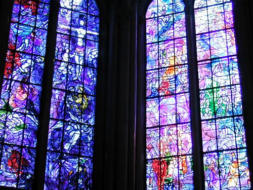 Chagall Window in Reims Cathedral