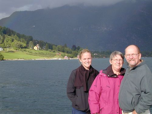 Mom, Dad, and I in Balestrand