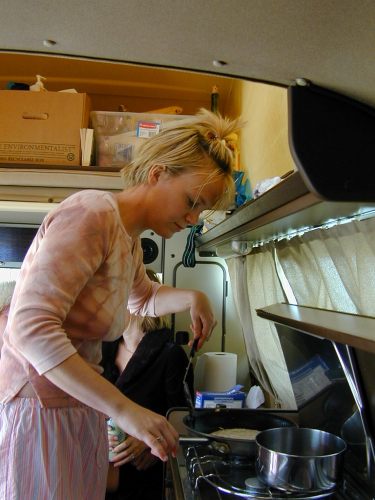 Karen Cooking Breakfast