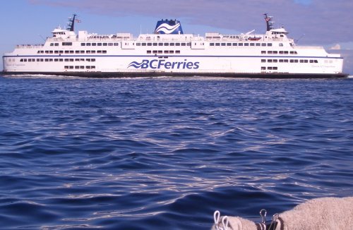 BC Ferry Leaving Nanaimo Harbor