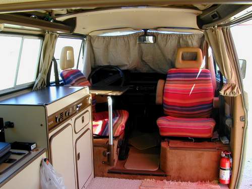 Van Interior Looking Forward