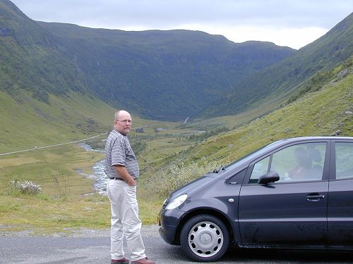 Dad with the A-Class