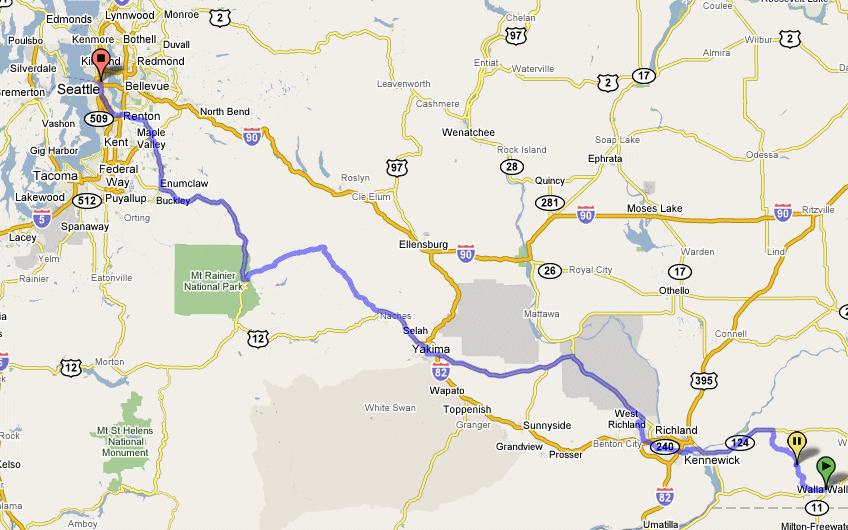 Map of Route